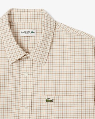 Regular Fit-Hemd aus kariertem Flanell