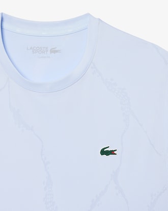 Tennis-Tanktop aus Jacquard mit Kroko-Print und Ultra-Dry-Technologie
