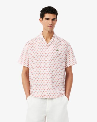 Hemd mit Print Roland-Garros Edition