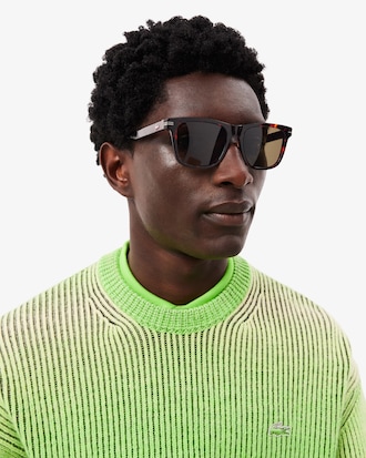 Rechteckige Acetat-Sonnenbrille The Line