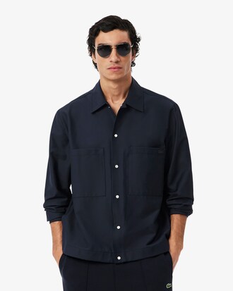 Overshirt aus strukturierter Baumwolle