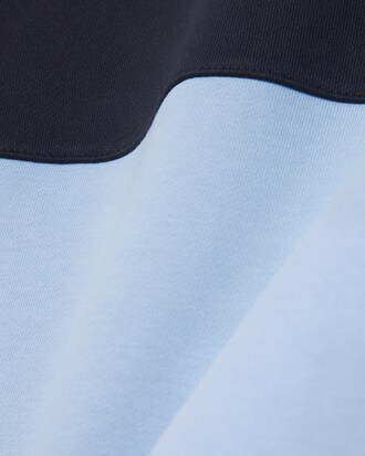 Fleece-Sweatshirt mit Colorblock-Design