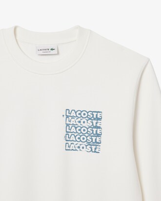 Sweatshirt aus Fleece mit grafischem Druck