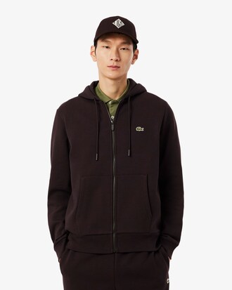 Hoodie aus Fleece mit Rei&szlig;verschluss