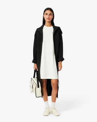 Übergroßes T-Shirt-Kleid mit Jersey-Branding
