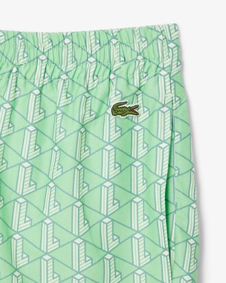 Leichte Shorts mit Monogramm-Druck