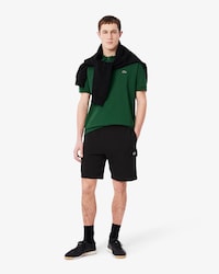 Cargo-Shorts aus Baumwollfleece