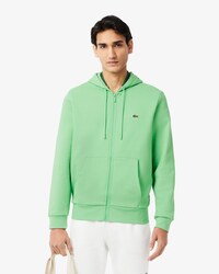 Hoodie aus Fleece mit Rei&szlig;verschluss