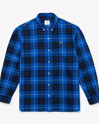 Boxy Fit Herren-Hemd aus karierter Popeline LACOSTE L!VE