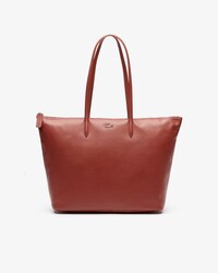 Damen L.12.12 Leder Tote Bag mit Rei&szlig;verschluss