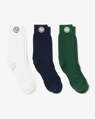 3er-Pack Tennissocken Roland-Garros Edition