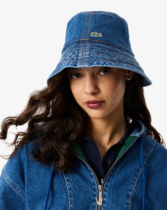 Bob-Hut aus Baumwoll-Twill