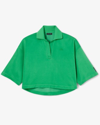 Boxy Cut-Sweatshirt Runway mit Polokragen