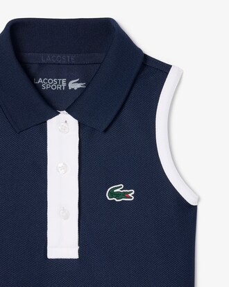 &Auml;rmelloses Kleid aus Petit Piqu&eacute;
