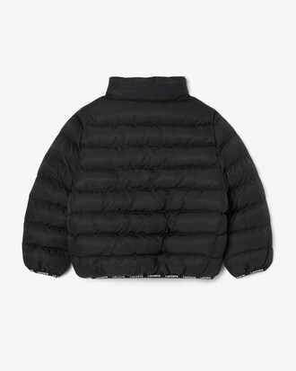 Unisex-Puffer-Jacke mit Fleece-Futter-Kapuze