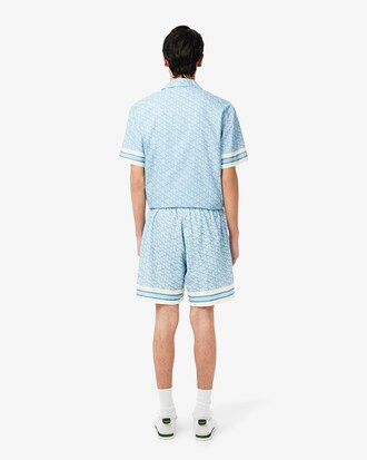 Leichte Shorts mit Monogramm-Druck