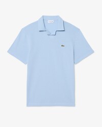Classic Fit-Polohemd aus Baumwoll-Leinenmischung
