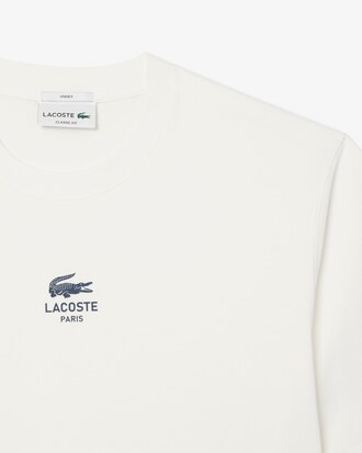 T-Shirt aus Baumwolle mit Signatur-Print
