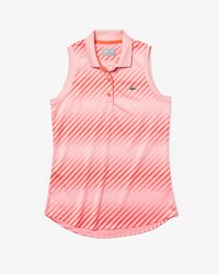 Damen LACOSTE SPORT Tennis-Poloshirt mit Schattenstreifen