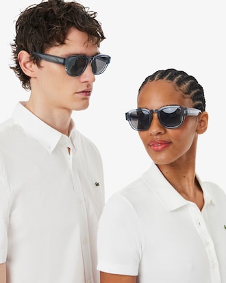 Ikonische, runde Acetat-Sonnenbrille