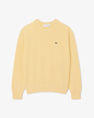 Relaxed Fit-Pullover aus Baumwolle mit Rundhalsausschnitt