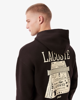 Loose Fit-Hoodie mit Print