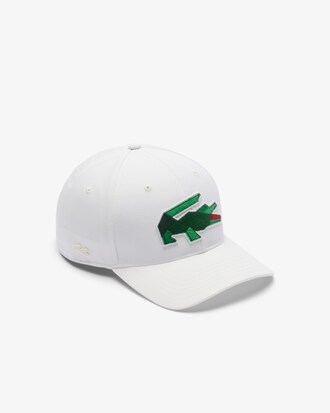 Baseballkappe mit grafischem Krokodil