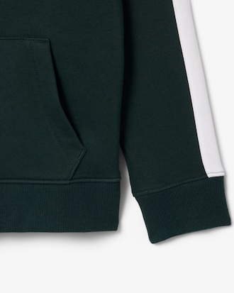 Fleece-Hoodie mit Rei&szlig;verschluss