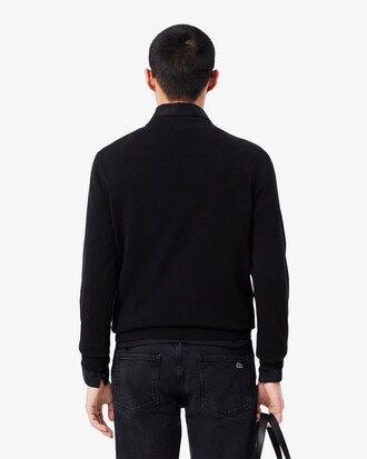 Einfarbiger Pullover aus Baumwolle mit Rundhalsausschnitt