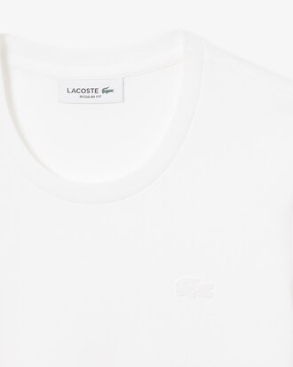 T-Shirt aus weicher Baumwolle mit Dreiviertelärmeln