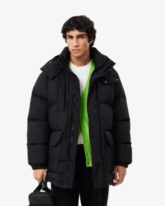 Wasserabweisende, mittellange Puffer-Jacke