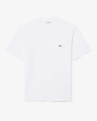 Baumwoll-T-Shirt mit Brusttasche