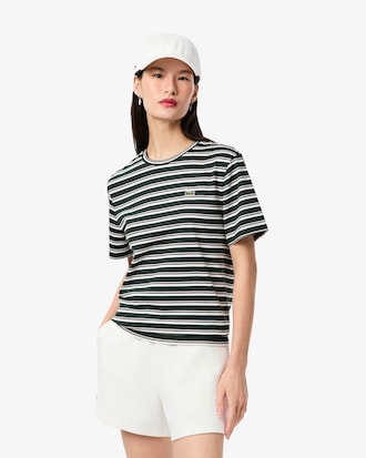 T-Shirt aus Jersey mit Streifen