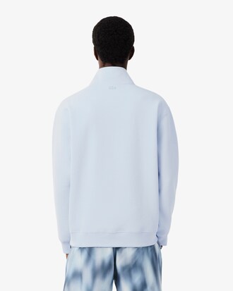 Sweatshirt aus Piqu&eacute; mit Branding