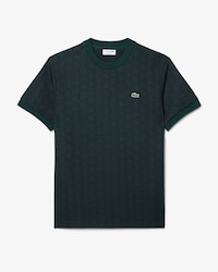 T-Shirt aus Jacquard mit Monogramm