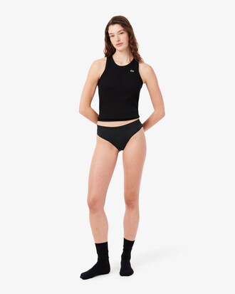 Mesh-Slip mit Logo am Bund