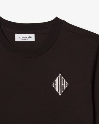 T-Shirt aus Baumwolle mit Lacoste-Badge