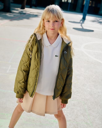 Gesteppter Unisex-Parka mit Kapuze