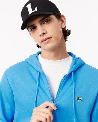 Hoodie aus Fleece mit Reißverschluss