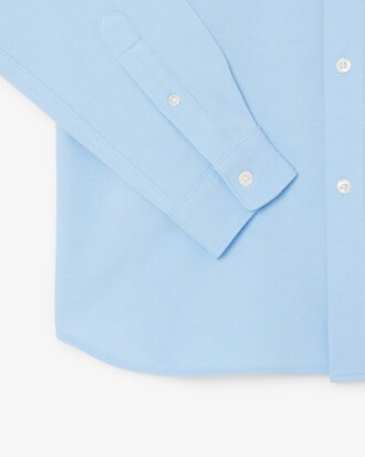 Slim Fit-Hemd aus Baumwollpiqué