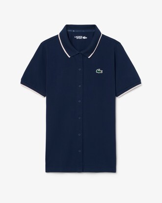 Golf-Polohemd aus Petit Piqu&eacute; mit W&auml;rmeregulierung