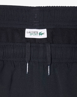 Gestreifte Sportshorts aus Frottee