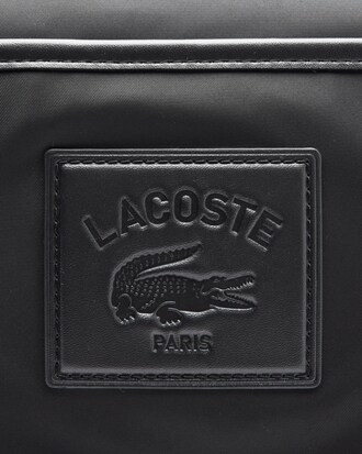 Klassische Lacoste-Umhängetasche mit Klappverschluss