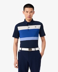 Golf-Polohemd mit Colorblock-Design, Regular Fit