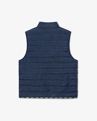Gesteppte Unisex-Weste aus Taft