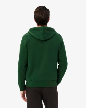 Hoodie aus Fleece mit Reißverschluss