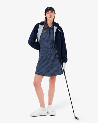 Stretch-Golfkleid mit Print und Ultra-Dry-Technologie