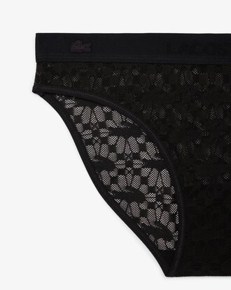 Mesh-Slip mit Logo am Bund