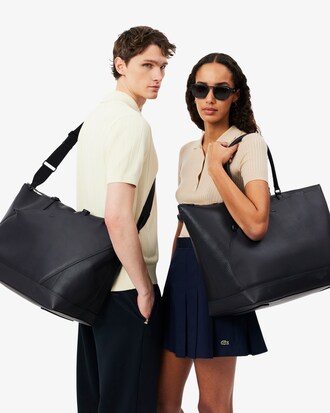 Weekender Club Lacoste aus genarbtem Leder