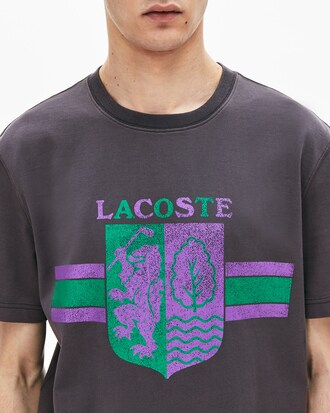 Herren T-Shirt mit Aufdruck LACOSTE L!VE